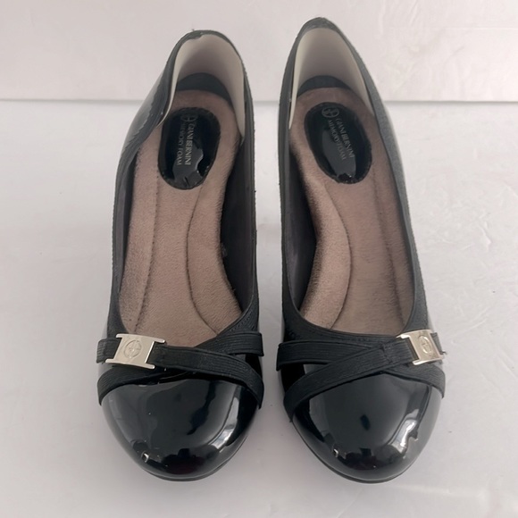 GIANI BERNINI Shoes Vollett Patent Leather Closed Toe Classic Pumps Size 5M Nee - Picture 5 of 8